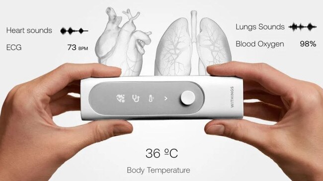 The Withings BeamO does a four step health check up without body contact.