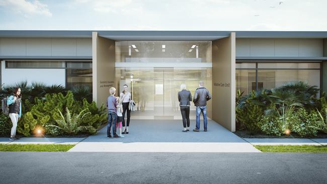 An artist impression of new inpatient building at Mona Vale Hospital. Picture: Supplied