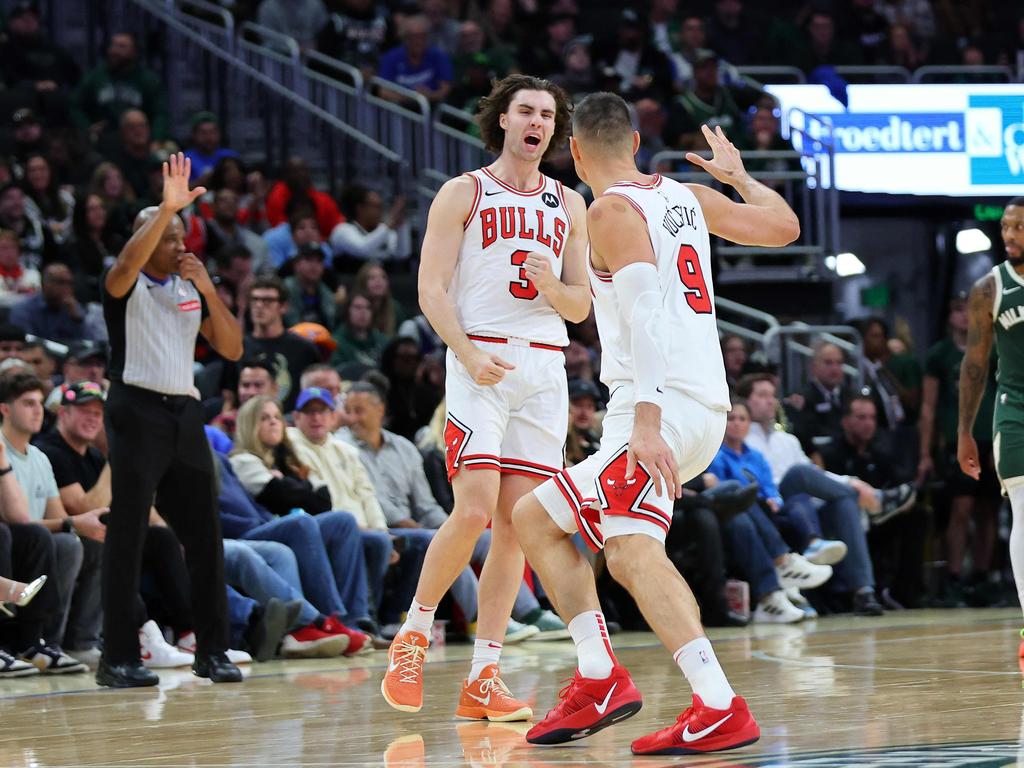 Giddey was key to Chicago’s victory over Milwaukee on Saturday. (Photo by Stacy Revere/Getty Images via AFP)