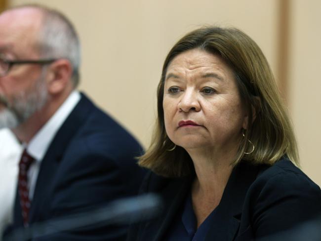 ABC Managing Director Michelle Guthrie during senate estimates in Parliament House in Canberra. Picture Gary Ramage