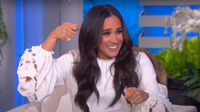 Meghan Markle on Ellen. Picture: Ellen