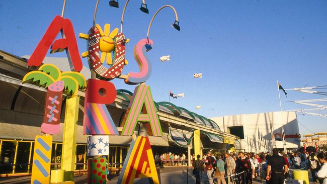 Australia’s pavilion at Expo 88 in Brisbane three decades ago.