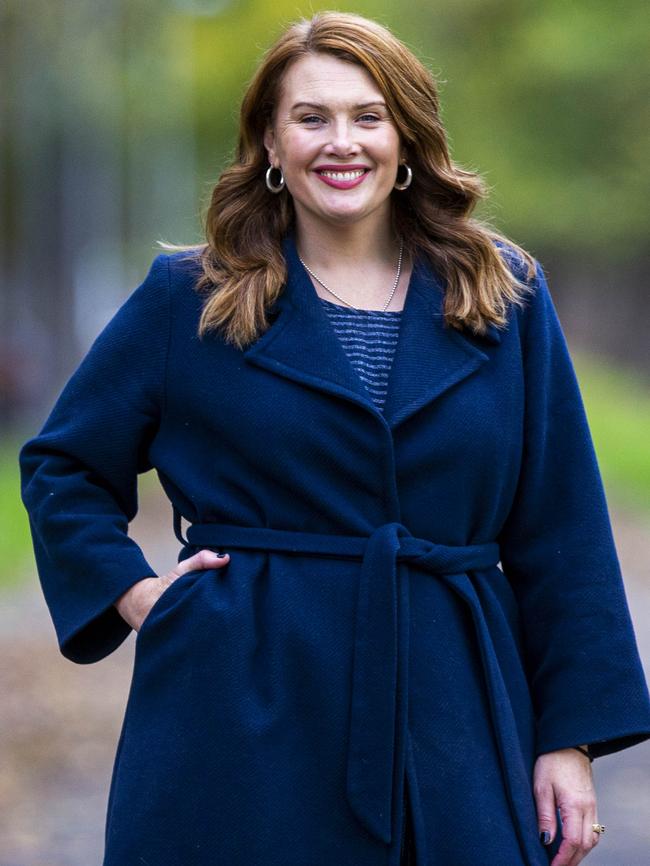 Clare Bowditch in Melbourne. Picture: Aaron Francis