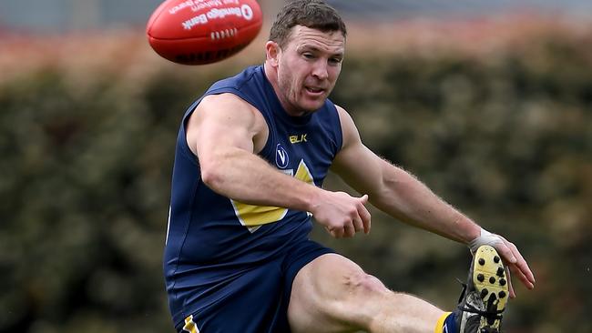 Kristan Height in action for Whitefriars during the 2019 VAFA Division 2 GF. Picture: Andy Brownbill