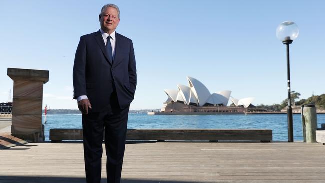 Al Gore visits Sydney for the release of his film An Inconvenient Sequel: Truth to Power. (Pic: Brook Mitchell/Getty Images)