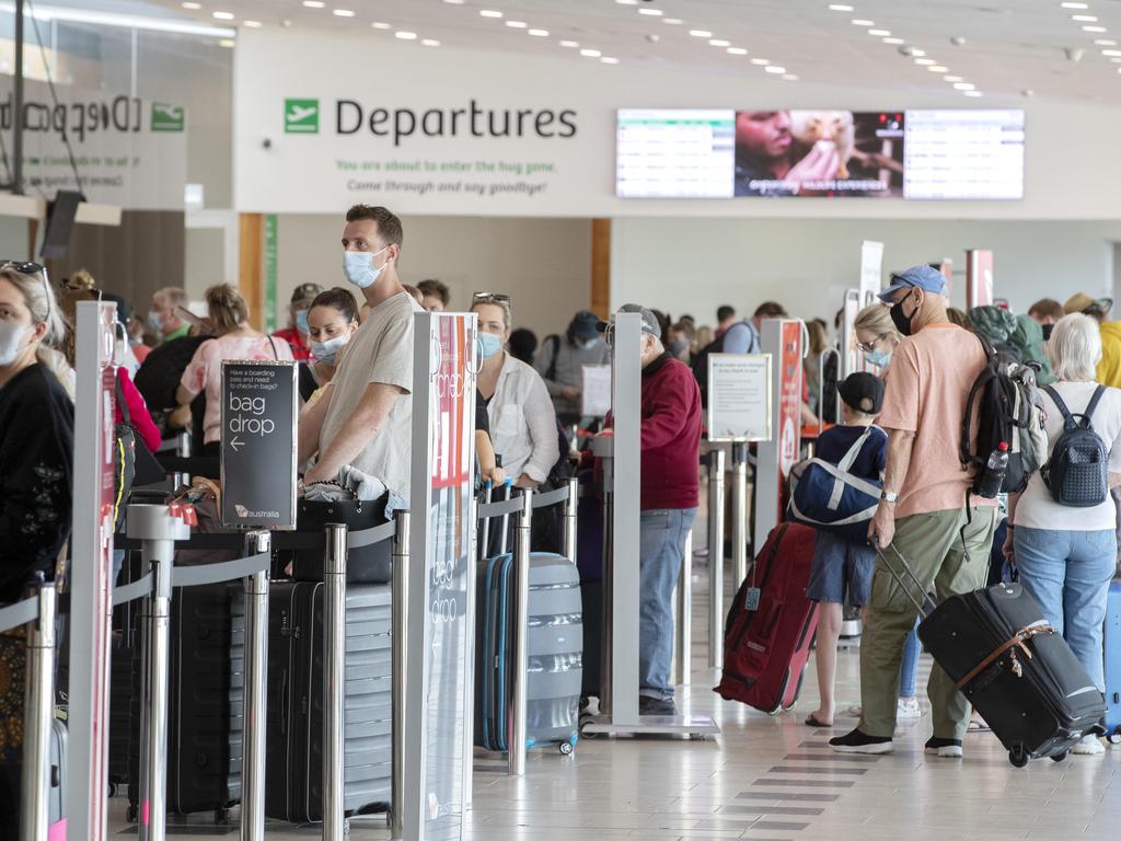 Tasmania’s border restrictions will eased at midnight for vaccinated travellers. Picture: Chris Kidd