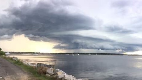 SOCIAL MEDIA IMAGE DISCUSS USE WITH YOUR EDITOR - Jenny Vickery shared this photo taken by Kerrie Black of the storm which swept through the Clarence Valley from Iluka on Tuesday, 9th March, 2021.