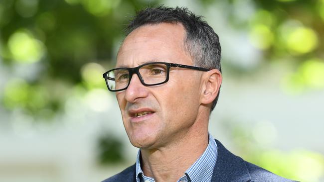 Greens leader Richard Di Natale in Melbourne. Picture: AAP