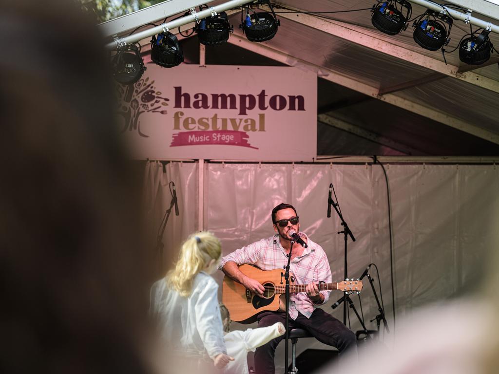 Ben Ross performs on the Hampton Festival music stage, Saturday, May 17, 2025. Picture: Kevin Farmer