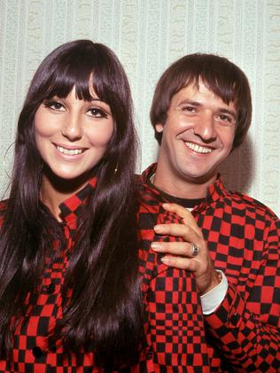 Cher with her late ex-husband, Sonny. Picture: Supplied