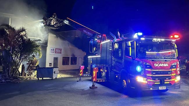 A fire truck on scene. Picture: Fire and Rescue NSW