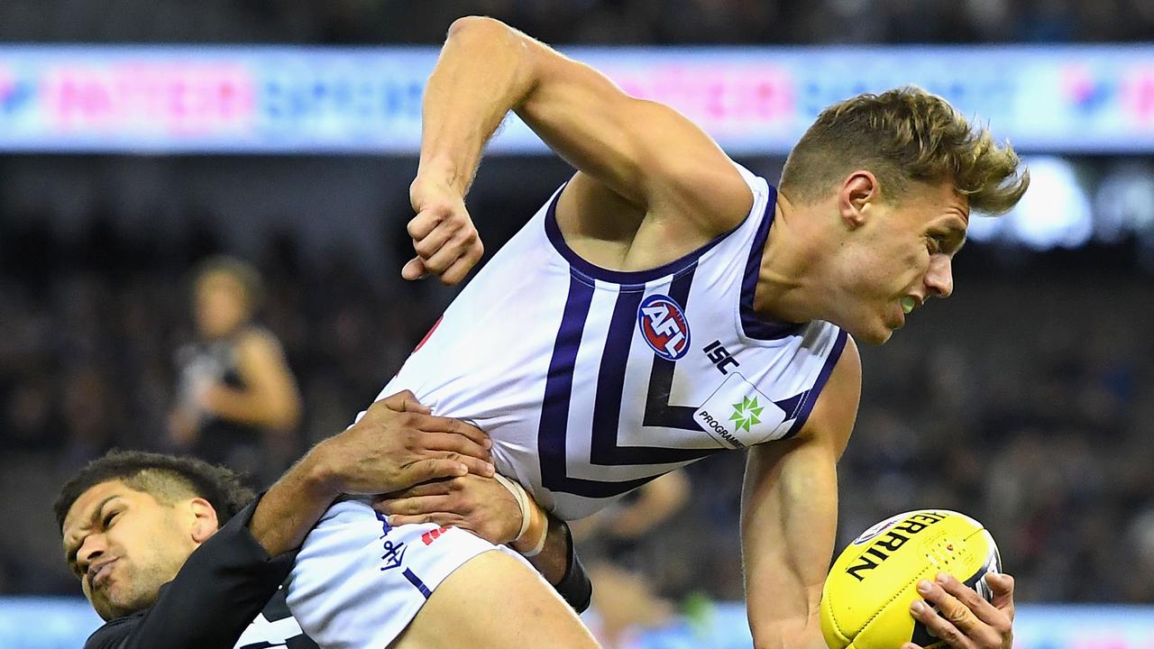 Tom Sheridan has been delisted by Fremantle. Photo: Quinn Rooney/Getty Images.