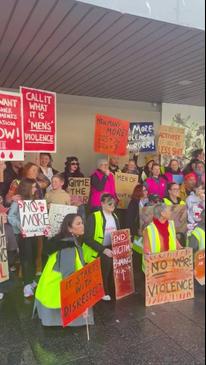 Geelong rallies against gendered violence