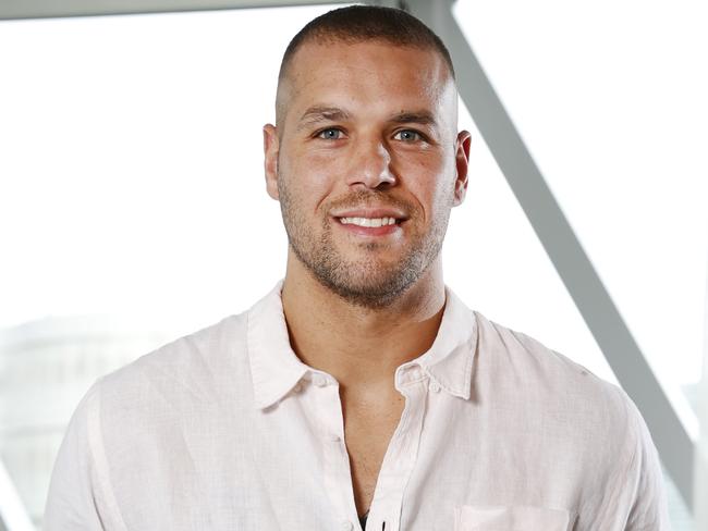 Lance 'Buddy' Franklin is call for big business to introduce indigenous employment quotas, as an important step towards reconciliation. Pictured at Crown Sydney. Picture: Jonathan Ng