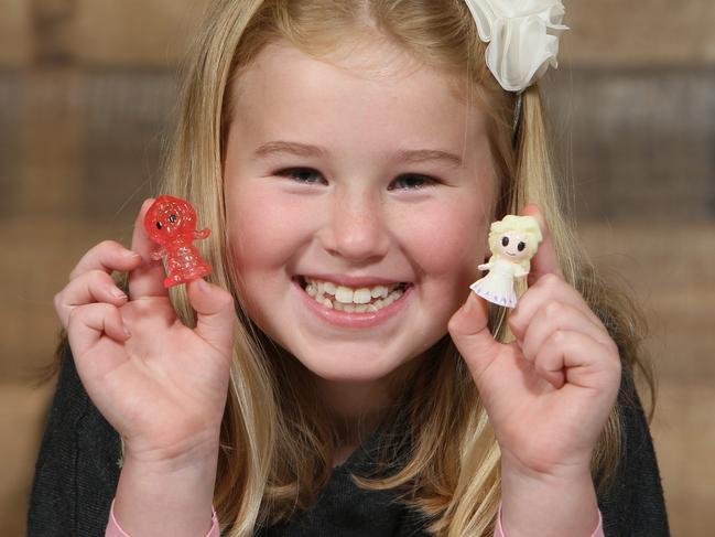 Woolworths Osshies are a hit! Aliyah Richards 6yrs from Flagstaff Hill thinks so. Aliyah with her Mother Tanya Richards 0406517552 and but some of her collection at the Brighton Woolworths store, South Australia. Woolworths will trial swap days for its incredibly popular Ooshies figurines this weekend. Photographer Emma Brasier