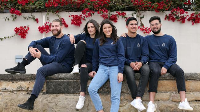 Youth HEAR members Harrison Rosen, 23, Julia Sussman, 22, Gabi Stricker-Phelps, 20, Jesse Lenn, 24, and Joel Grunstein, 24. Picture: Jane Dempster