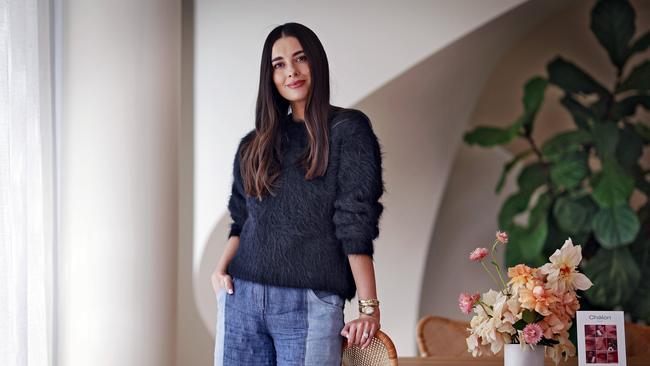 Monday founder Jaimee Lupton turned a pink shampoo bottle into a $300 million business. Claims her product could burn your hair off are all “hearsay”, she says. Picture: Sam Ruttyn