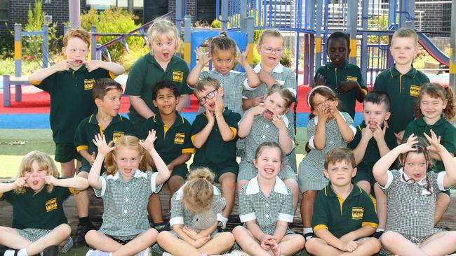 Leopold Primary School 2025 Prep MB front Amelia Gray, Chloe Carson, Yurali Clutterbuck, Zoe Williams, Sonny Evans, Alexis Mallon. Middle Danger Jennings, Adam Abdo, Archer Biemans, Ivy OÃ•Keefe, Mila Vella, Jordan West, Sienna Daly. Back Hugo Downing, Mia Anderson-Williams, Lexi Marshall, Scarlett Rickards, Ajak Mangar Ring, Everett Williams
