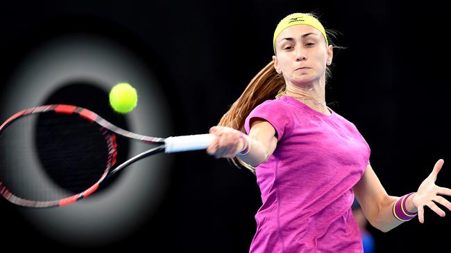 The victory was Krunic’s first in a main draw on Australian soil