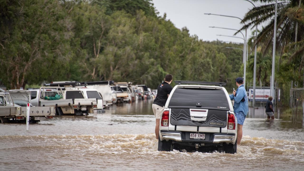 The continuous showers are likely to exacerbate flooding in parts of Queensland. Picture: NCA NewsWire / Brian Cassey