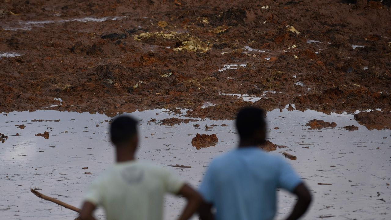 A dam that belonged to Brazil's giant mining company Vale burst on Friday. Picture: Douglas Magno/AFP