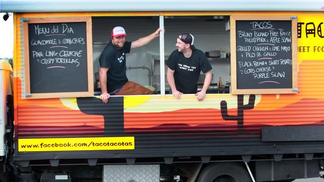 Dining guide ,Taco Taco food van run by Matt Hidding (left) and Chris Quinn,.