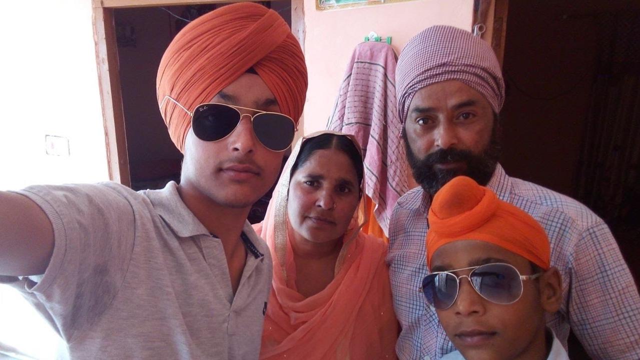 Anakhpal Singh is survived by his mother Manpreet Kaur, father Baljeet Singh and brother Anmeek Singh. Picture: Supplied by family