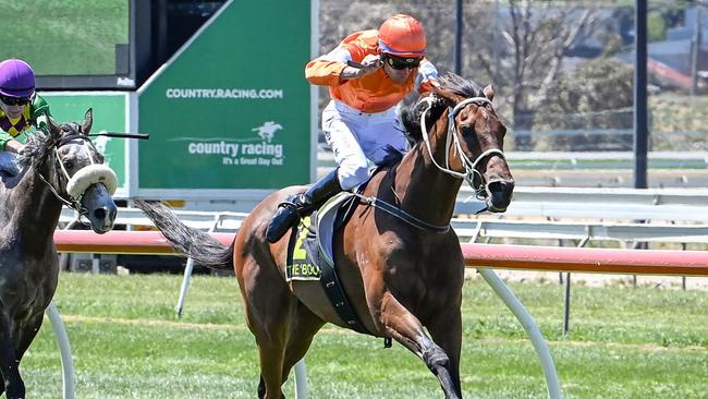 Savvy Acquisition wins the OTI Racing and Bloodstock Jericho Cup Consolation at Warrnambool. Picture: Getty Images.