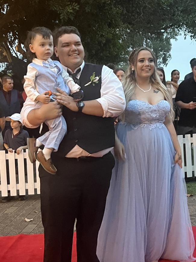 The students of Urangan State High School arrive at their formal.