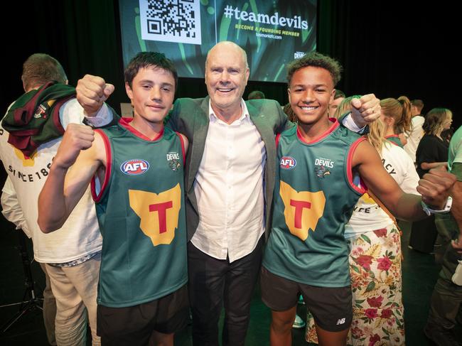 Rodney Eade at the Devils launch last month. Picture: Chris Kidd