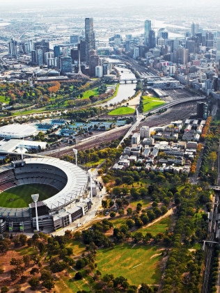 A proposed 'ring of steel' around the MCG has been floated as a way to safely allow up to 100,000 patrons to attend the AFL Grand Final in Melbourne - as per tradition. Picture: Getty Images