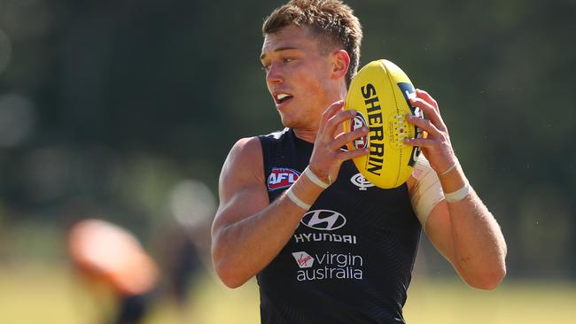 Patrick Cripps will be out to reclaim his mantle as Carlton’s top scorer.