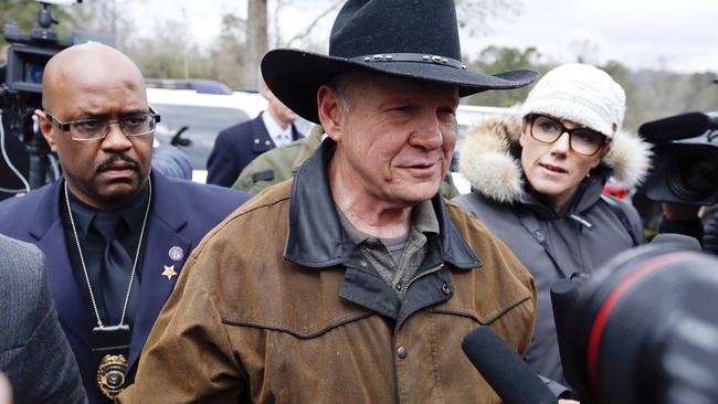 Roy Moore has been accused of preying on teenage girls. Picture: AP.