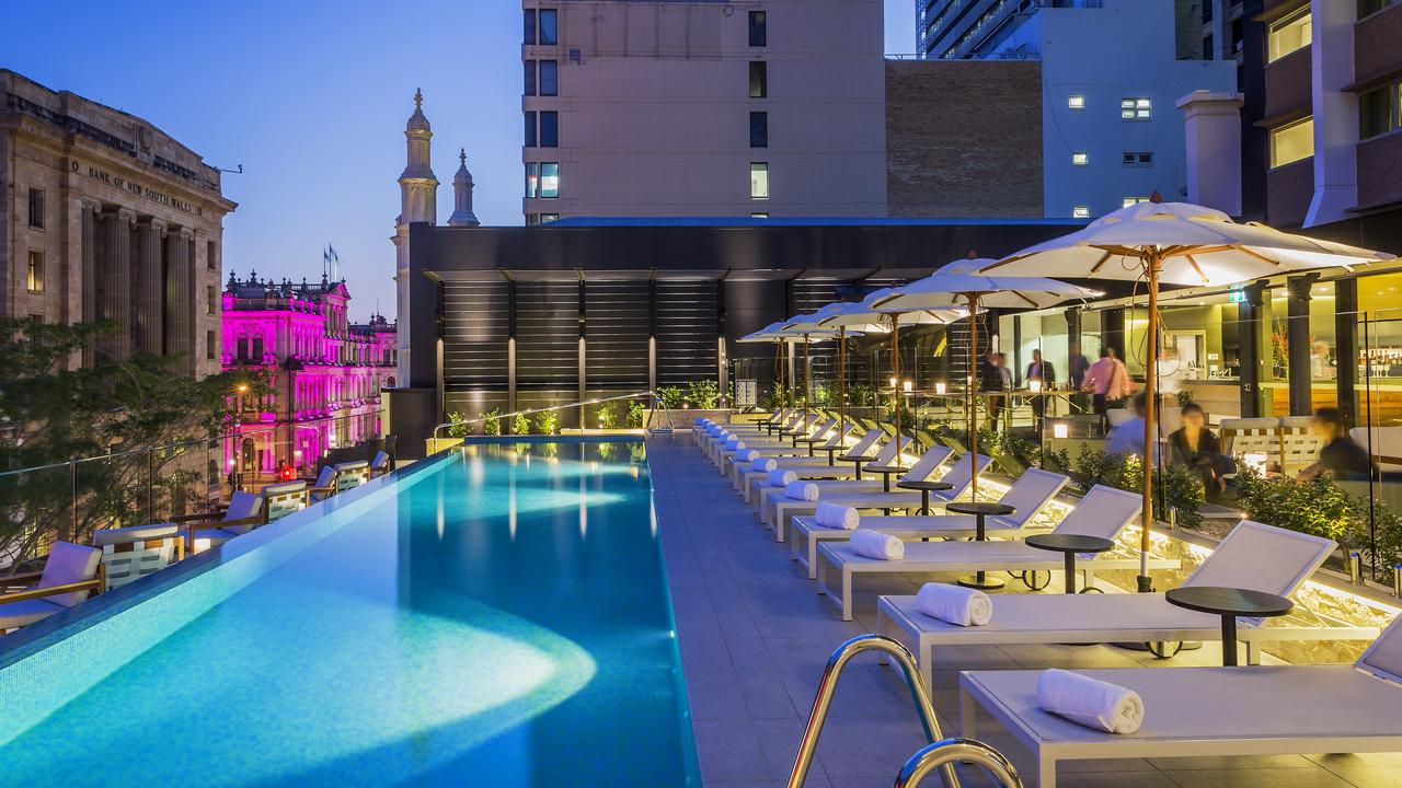 The Hyatt Regency's infinity pool.