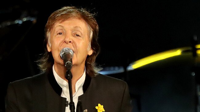 Iconic singer-songwriter Paul McCartney performed a set “filled with passion”. Picture: AAP