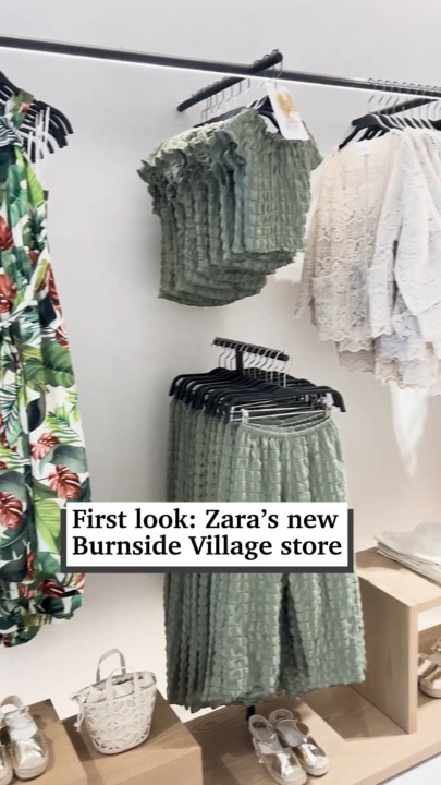 First look at the new Zara shop at Burnside Village redevelopment ...