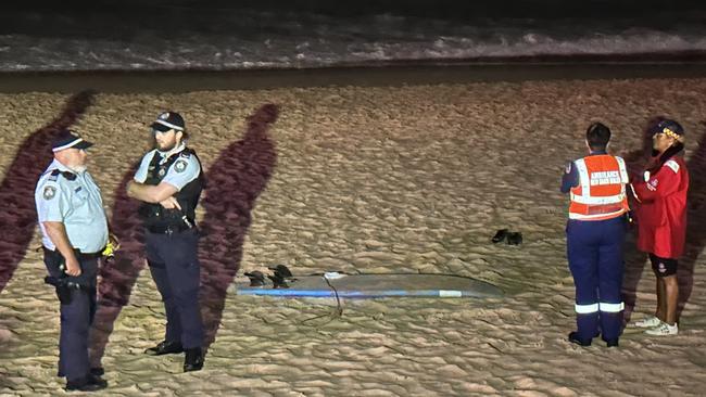 The search was cancelled after a review of CCTV. Picture: Luke Gavahan/ @lukegavahanmedia