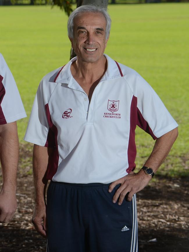 Kenilworth Cricket Club president John Gritzalis.