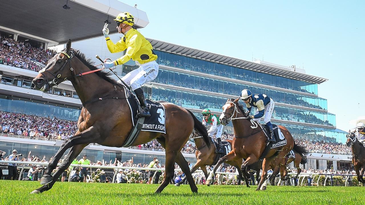 Without A Fight completed the Caulfield-Melbourne Cups double last year. Picture: Reg Ryan / Racing Photos