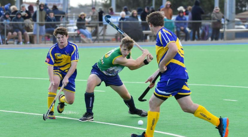 Action from day 1 of the Hockey Queensland Championships. Picture: Annette Andrews, Annette’s Action Shots.