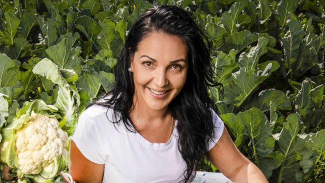 Farmers Keeping Us Fed During Coronavirus. Horticulture farmer Emma Germano, who grows vegetables in Mirboo North, and Sallie Jones, who is the Gippsland Jersey co-founder. Picture- Nicole Cleary