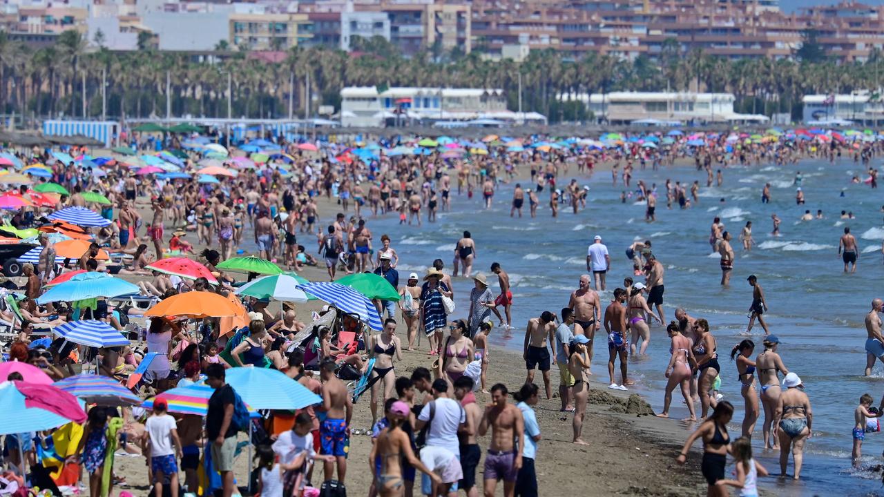 A record 94 million foreign tourists flocked to Spain in 2024. Picture: Jose Jordan / AFP