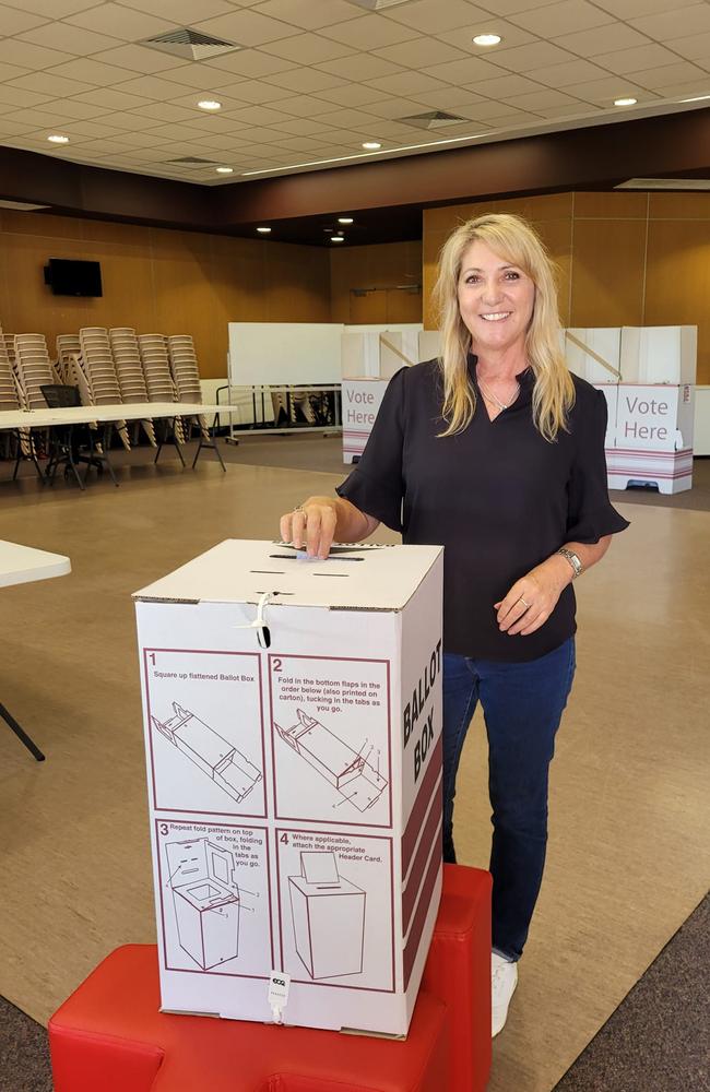 Whitsunday Regional Council mayor Julie Hall said residents should keep up to date with cyclone trackers. Picture: Facebook