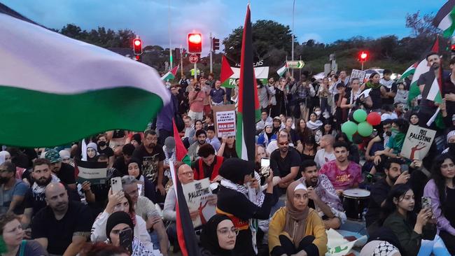 More than 20 people were arrested following an unauthorised protest at Port Botany in Sydney’s south on Tuesday night.