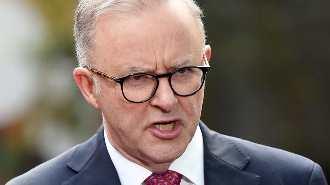 If you look at the fine print, free speech will be stifled by Anthony Albanese’s ‘Combatting Misinformation And Disinformation Bill. Picture : NCA NewsWire / Nicki Connolly