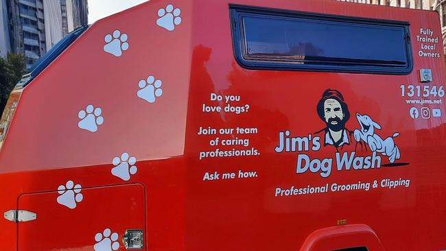 A Jim's trailer with an AI background so as not to identify the franchisee. Picture: Supplied