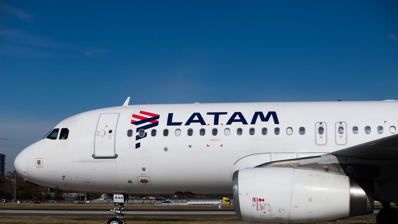 A Latam airlines passenger plane is seen parked at Jorge Newbery airport, in Buenos Aires, Argentina June 29, 2022. (Photo by MatÃƒÂ­as Baglietto/NurPhoto via Getty Images) Escape 16 April 2023 Doc Holiday Photo - Getty Images