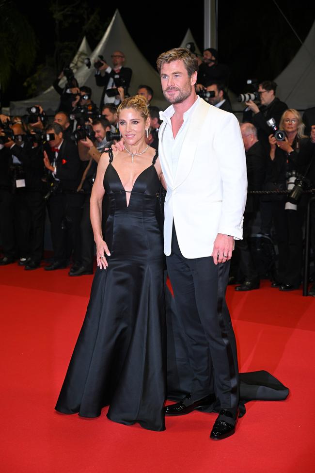 Elsa Pataky and Chris Hemsworth at Cannes, 2024