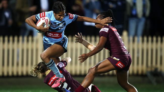 Taleena Simon in action for the Blues in June. Pic: Getty Images