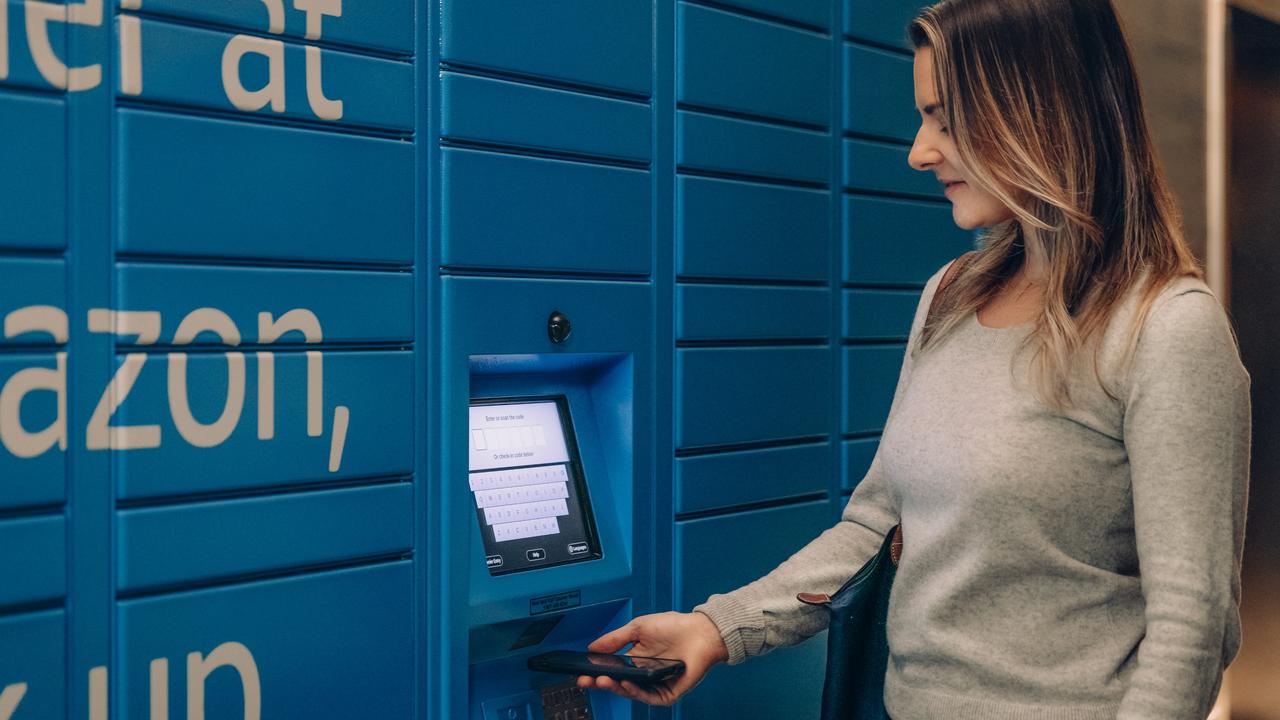 Amazon Lockers are being rolled out across the country. Picture: Supplied